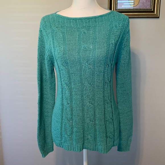 Norton Studio ribbed mint green sweater size S - Picture 1 of 10